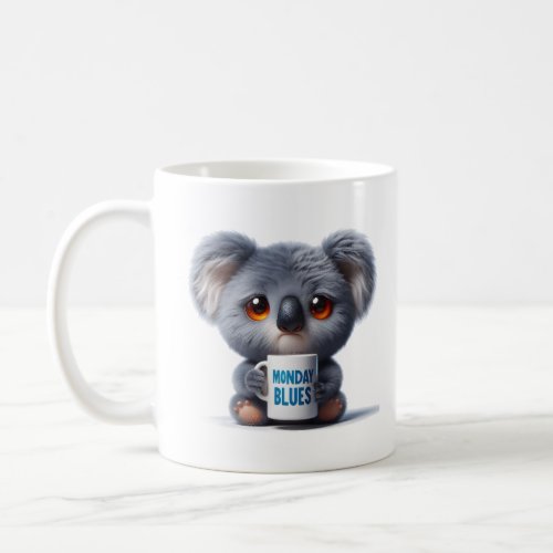 Monday Blues Koala  Coffee Mug
