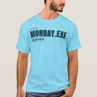 Monday.exe Access Denied | Funny Glitch Humor Desi T-Shirt