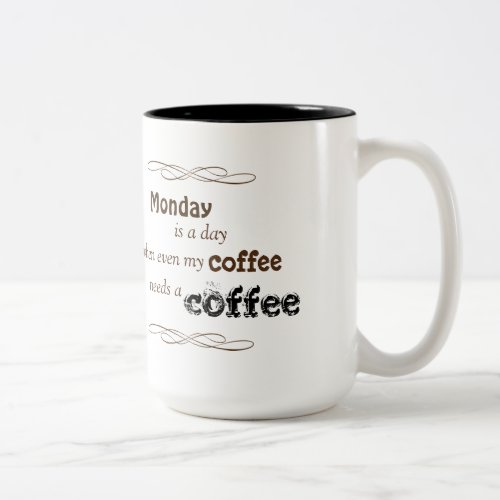 Monday Humor Funny Coffee Mug