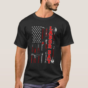 Monday Labor Day 1894 American Flag T-Shirt