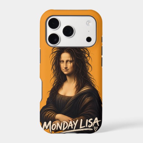 Monday Lisa Funny Renaissance Art iPhone 17 Pro Case