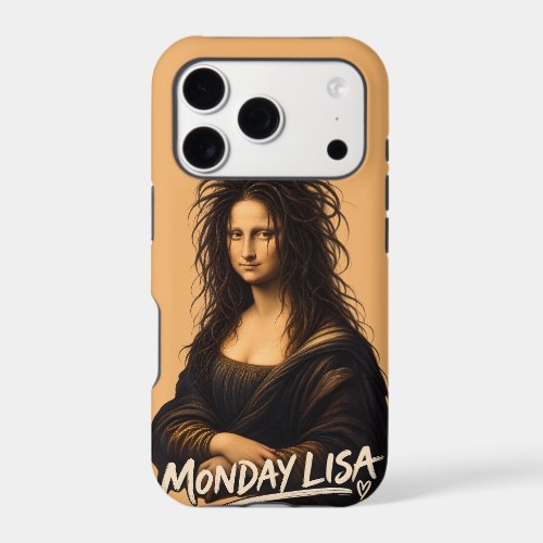 Monday Lisa Funny Renaissance Art iPhone 17 Pro Case