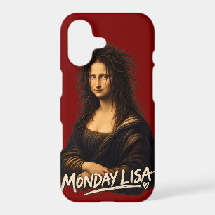 Monday Lisa Funny Renaissance Art iPhone 17 Case