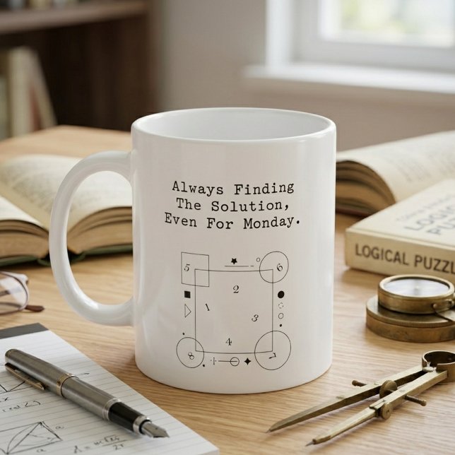 Monday Math Solutions | Problem Solver Spirit Coffee Mug (Creator Uploaded)