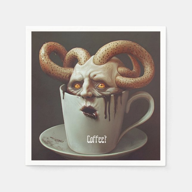 Monday morning blues napkins (Front)