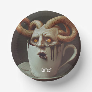 Monday morning blues paper bowls