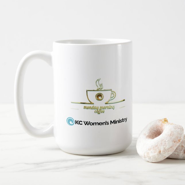 Monday Morning Coffee Cup (With Donut)