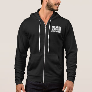 Monday Morning Hunchback Novelty Football Hoodie