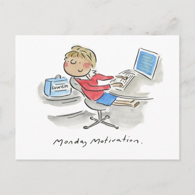 Monday Motivation Postcard (Front)