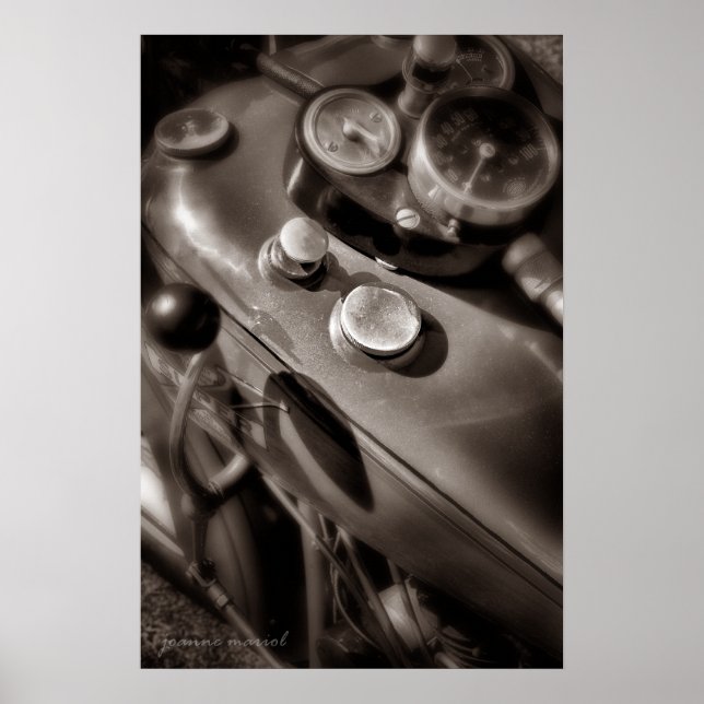 Monday Motorcycle Poster (Front)