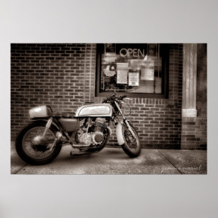 Monday Motorcycle Poster