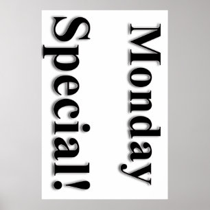 Monday Special Beauty Salon Poster
