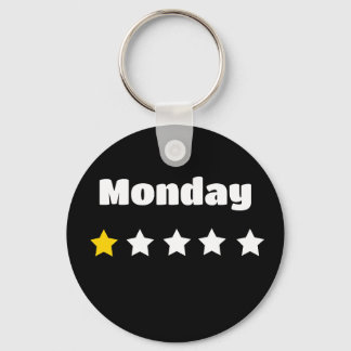 Monday sucks keychain