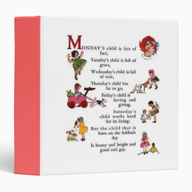 Monday's Child Binder (Front/Spine)