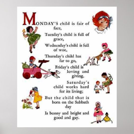 monday-s-child-poem-poster-zazzle