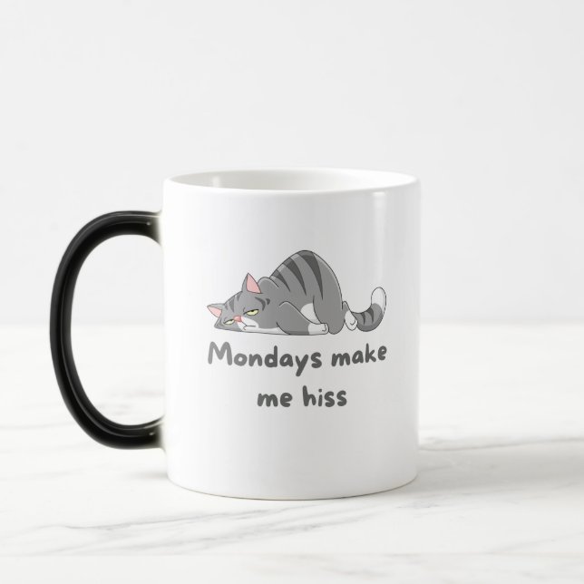 Mondays Make Me Hiss Coffee Mug (Left)