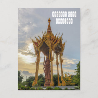 Mondop of Bodhisattva Avalokitesvar or Kuan-Yin Holiday Postcard