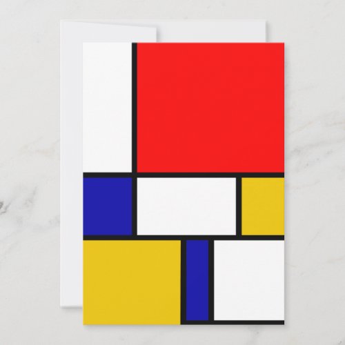 Mondrian 2 holiday card
