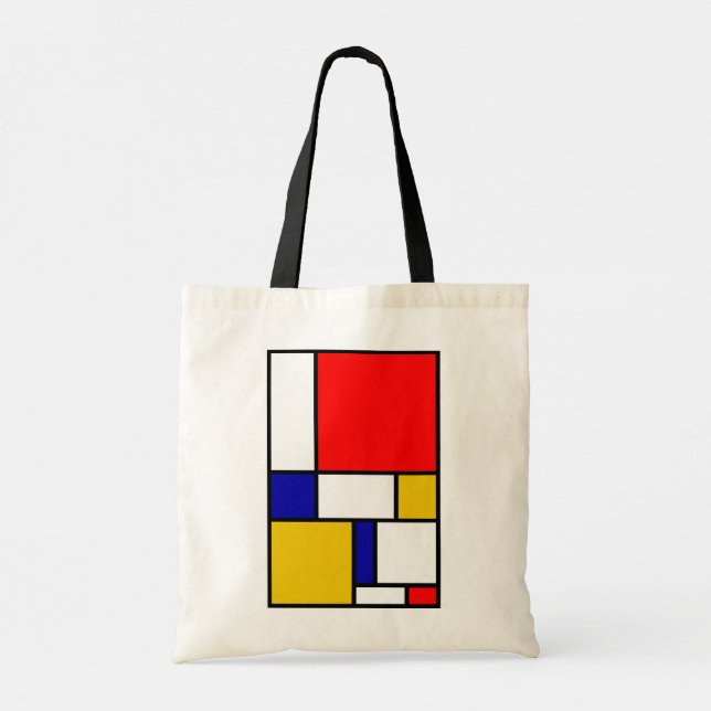 Mondrian 2 tote bag (Back)