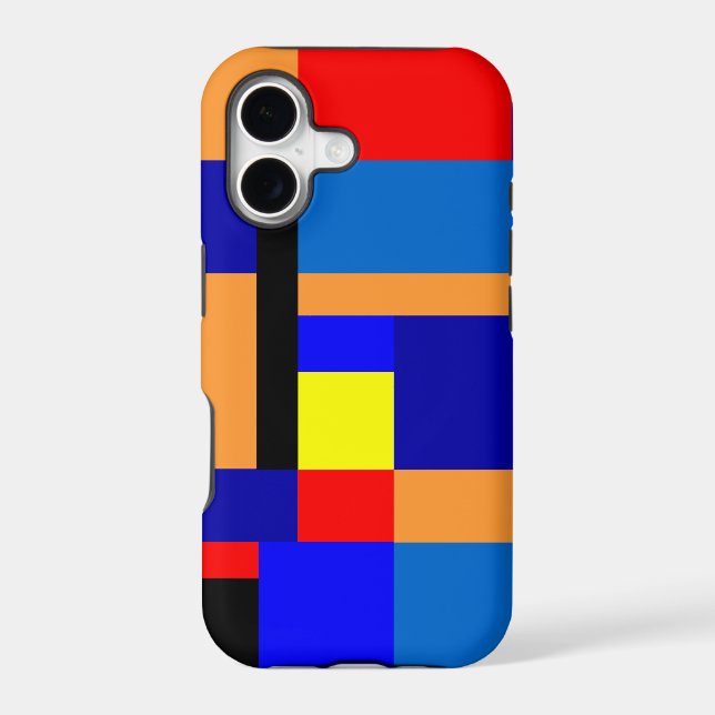Mondrian #5 iphone case (Back)