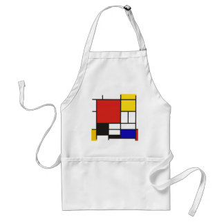 Mondrian Adult Apron