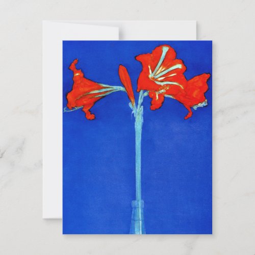 Mondrian Amaryllis Invitations