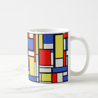 Mondrian Art Coffee Mug