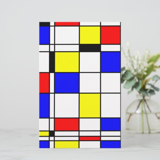 Mondrian art style (Standing Front)