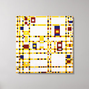 Mondrian - Broadway Boogie Woogie Canvas Print