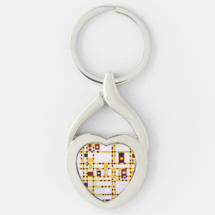 Mondrian - Broadway Boogie Woogie Keychain