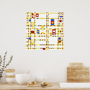 Mondrian — Broadway Boogie Woogie Poster