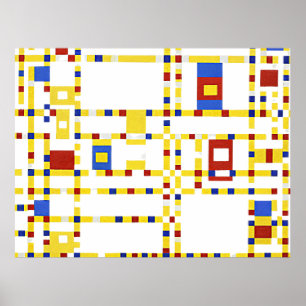Mondrian — Broadway Boogie Woogie Poster