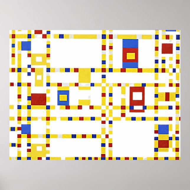 Mondrian — Broadway Boogie Woogie Poster (Front)