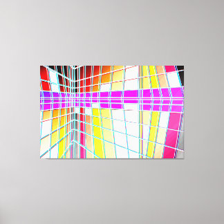 Mondrian City 10 Canvas Print