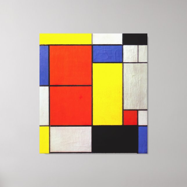 MONDRIAN - COMPOSITION II - 1920 - De Stijl - Canvas Print (Front)