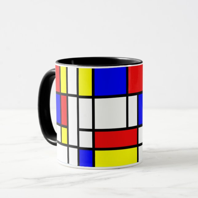 Mondrian - Composition II - Art Mug (Front Left)