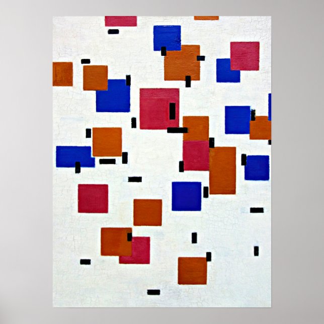 Mondrian - Composition in Colour A Poster (Front)