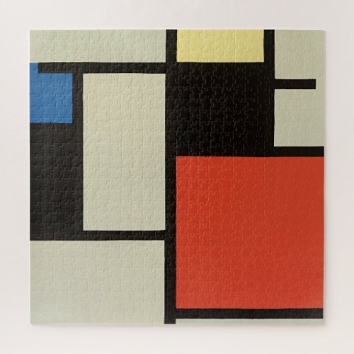 Mondrian Composition Modern Abstract Painting Art  Jigsaw Puzzle
