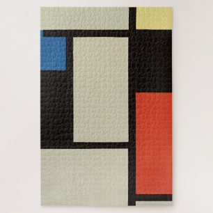 Mondrian Composition Modern Abstract Painting Art Jigsaw Puzzle