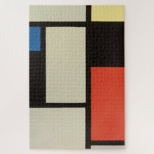 Mondrian Composition Modern Abstract Painting Art Jigsaw Puzzle