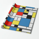 Mondrian De Stjil Wrapping Paper