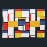 Mondrian Geometric Minimalist Comopsition Modern Kitchen Towel<br><div class="desc">Mondrian Geometric Minimalist Comopsition Modern and Trendy Gift!</div>