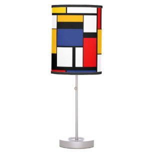 Mondrian Geometric Minimalist Comopsition Modern Table Lamp