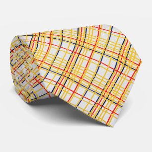 Mondrian Grid – Modern Classic Neck Tie