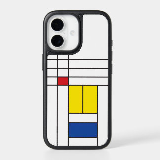 Mondrian II Minimalist De Stijl Modern Art Design iPhone 17 Case