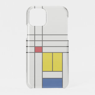 Mondrian II Minimalist De Stijl Modern Art Design iPhone 11 Pro Case