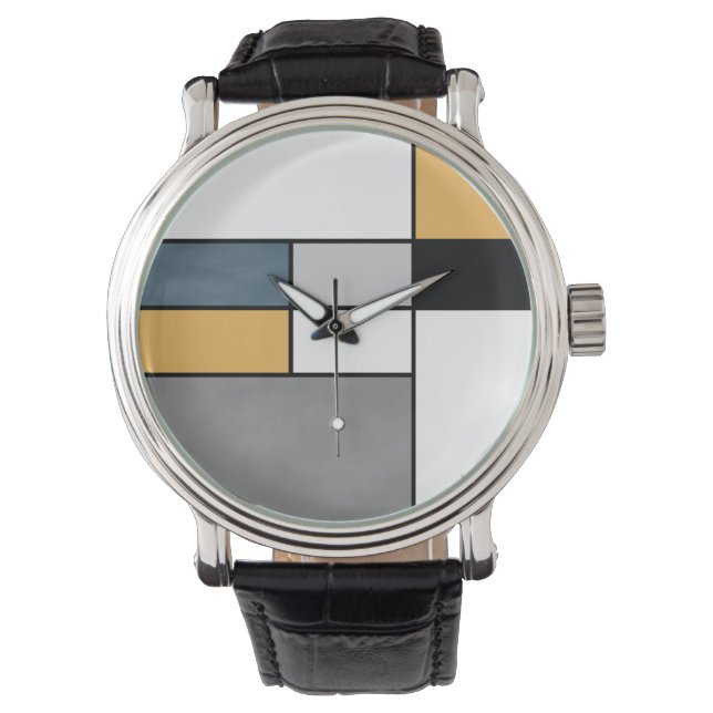 Mondrian inspiration watch (Front)