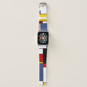 Mondrian Inspired Modern Geometric Style Art Apple Watch Band