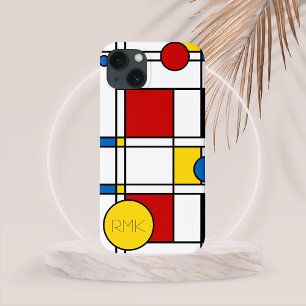 Mondrian Inspired Neo-Plasticism Abstract iPhone 13 Case