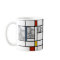 Mondrian Inspired Photo Template Mug